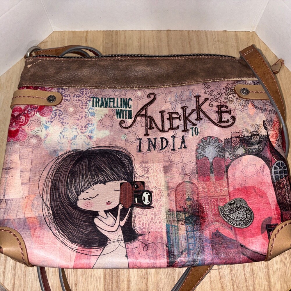 Anekke bag Travelling To India Crossbody Retired 2019 *Flaws*